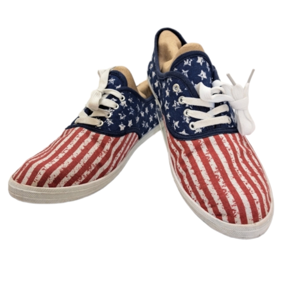 Capelli Women's Sneakers With U.S Flag Print Size 11‎